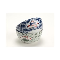 Coffret de 4 bols (2 verts...